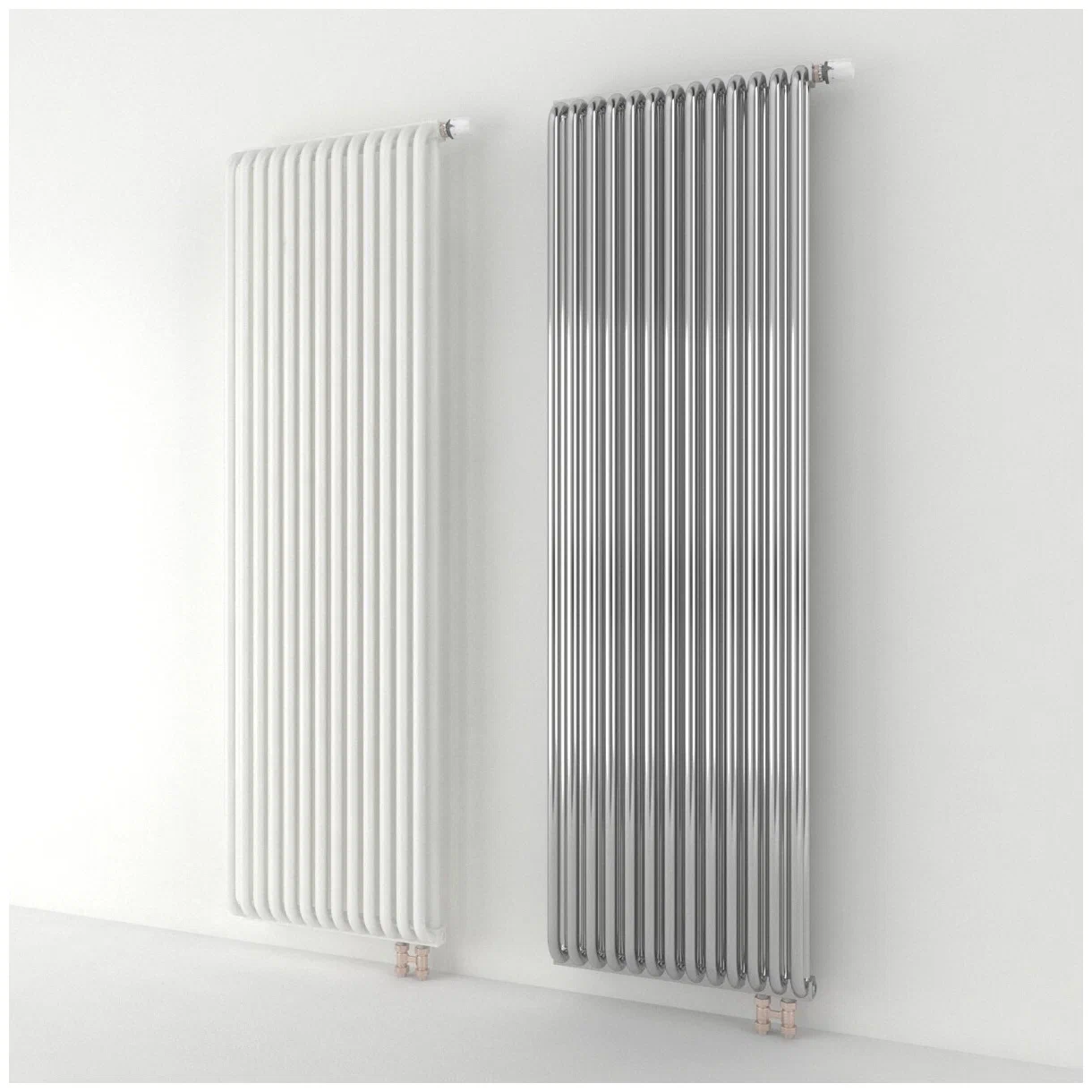 КЗТО PC 2-2000-15 нп прав Ral9016 . Q - 2958 Вт. Радиатор РС 2-трубчатый, 15-секционный. Подключение - нижнее правое с вентилем. Высота - 2040, длина - 617, глубина - 100. Монтаж - Настенный