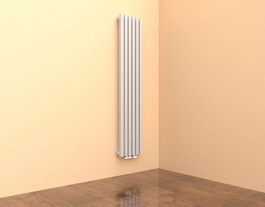 КЗТО QUADRUM 40 V 1750-14 нп прав белый муар Q 2736 Вт. Высота - 1830, длина - 841, глубина - 80. 1-трубчатый, 14-секционный. Подключение - нижнее