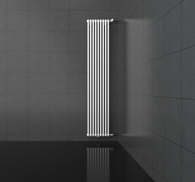 КЗТО Гармония А25 N 2-1750-15 нп  RAL 9016. Мощность - 2531 Вт. Радиатор 2-трубчатый, 15-секционный. Подключение - Нижнее правое с вентилем. Высота - 1784, длина - 526, глубина - 78. Монтаж - Настенный