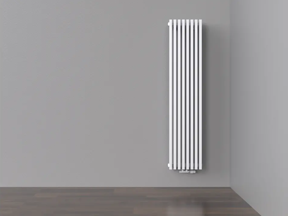 КЗТО QUADRUM 50 V 1250-10 нп прав белый муар Q 1319 Вт. Высота - 1330, длина - 401, глубина - 90. 1-трубчатый, 10-секционный. Подключение - нижнее