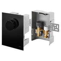 1022771 Oventrop Набор терморегулятора, Unibox E plus, 7-28°С, 20-40°C, крышка черное стекло NEW