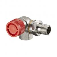 1181462 Oventrop Вентиль, серия AF, угловой трехосевой, DN-15, 1/2", ВН, никелированный, левое подключение NEW