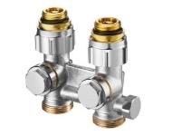 1015993 Oventrop Узел Multiflex F, 1/2" HP x 3/4" HP, запорно-присоединительный NEW