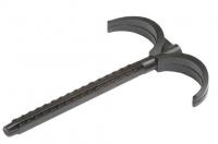 12657091001 Двойной крюк с дюбелем для 2-х труб в изоляции