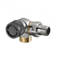 1181396 Oventrop Вентиль, серия A, угловой трехосевой, DN-15, 3/4", 1/2", Н ЕК-Н, никелированный, левое подключение NEW