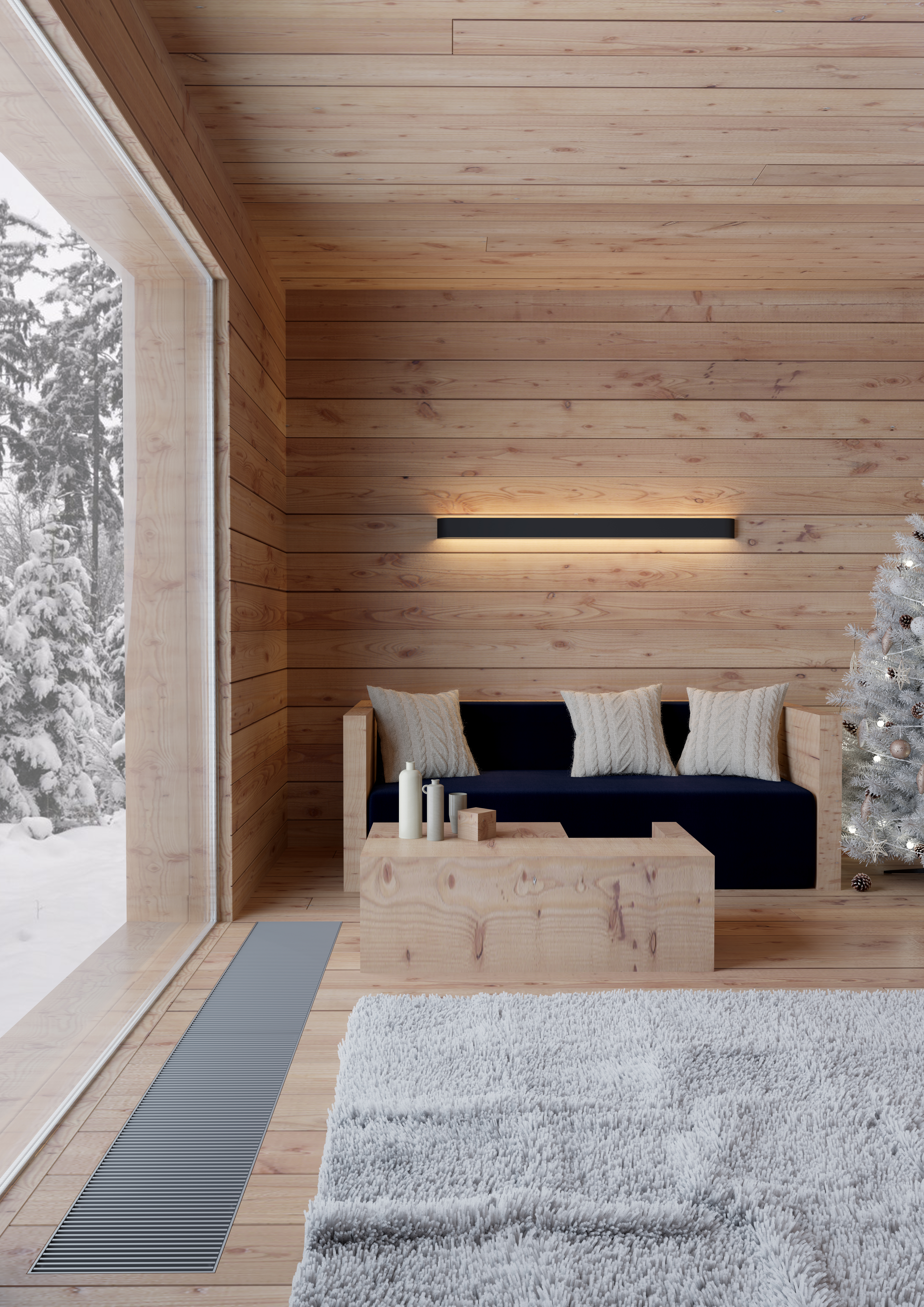 SPL IFC-100/11/24-2/1-S15-U10V0-24. Q 1835 Вт. Внутрипольный конвектор, принудительная конвекция, сторона подключения - правая. Глубина - 110, ширина - 240, длина - 1000. Без решетки.