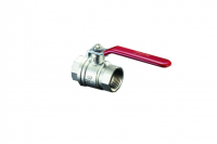 1076004 Oventrop Кран шаровой, Optibal, DN-15, 1/2", ВВ, PN, бар-16, ручка-рычаг из оцинкованной стали, никелированный NEW