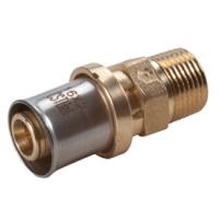RM107Y047 Прямой фитинг "Мультипресс" с наружной резьбой для труб GIACOTHERM, GIACOFLEX, многослойных и полибутиленовых.
