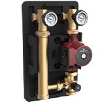 Насосная группа, HEATMIX M25, смесительная, Rp 1"/G 1 1/2", с насосом UPS 25-80 180, справа