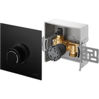 Набор терморегулятора, Unibox RTL, 10-40 °C, крышка черное стекло