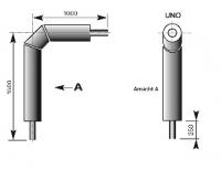 Ввод  угловой серия 1  SDR 11 40/91  RAUTHERMEX DUO