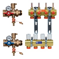 Комплект коллекторного узла с расходомерами R553FK 1"x18/ 12