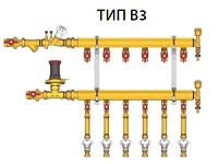 Узел коллекторный тип В-3, 3/4" x 3/4"/2