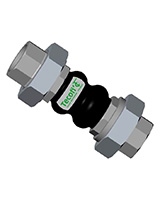 Компенсатор резиновый муфтовый, ВР, PN10, 1" (ст.арт. DI7140S-0025)