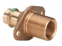 Стеновая водорозетка Sanpress c SC-Contur 15x1/2"x3/4"x30 прямая