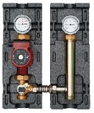Насосная группа, V-MK, DN 25 (1"), с насосом Grundfos UPM3 Hybrid 25-70, со смесителем, слева (ст.арт. ME 66833.36)