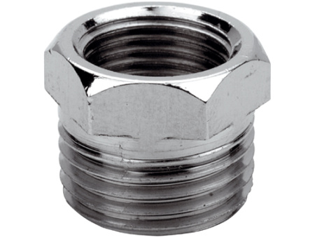 Футорка, НВ, 1", 1/2", бронза, хромированная